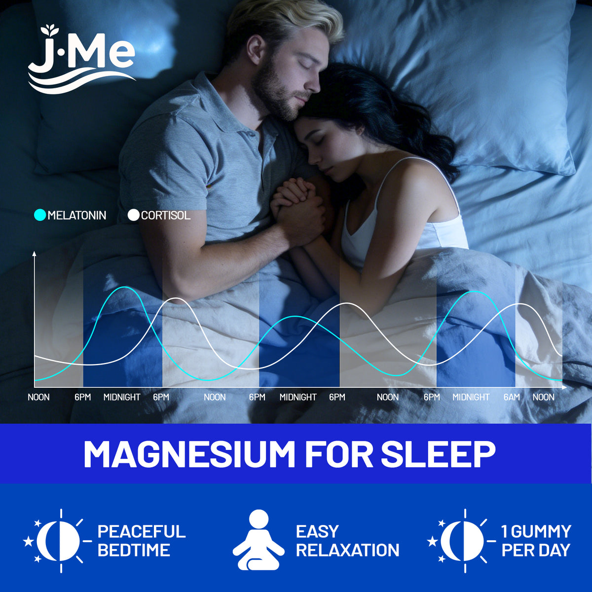 JMe 90 Counts 16-in-1 Magnesium Citrate Glycinate Supplement Complex Gummies For Women Adults -  with Ashwagandha, L-Theanine, Vitamin D3 K2 & Zinc - No Added Sugar Vegan Magnesium for Sleep Support