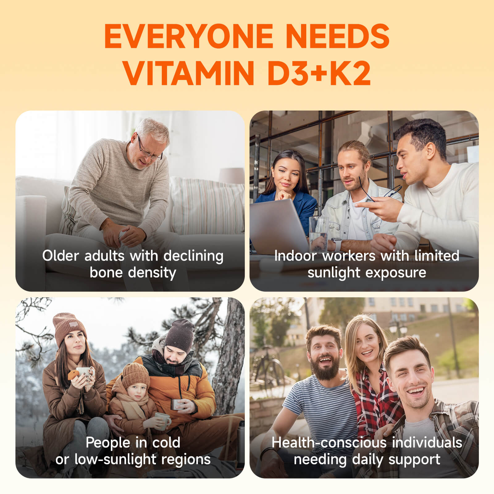 JMe 300 Counts Vitamin D3 K2 10000 IU Supplement Softgels with Magnesium - with K2 D3 Vitamin Multivitamin Supplement, Magnesium Glycinate, Zinc - 2 Packs for Energy, Heart & Immune Support